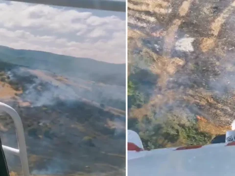 Bilecikte tarim arazisinde korkutan yangin ekipler sevk edildi kCDnLwJE