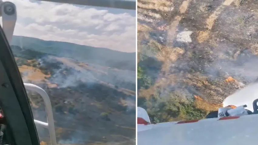 Bilecikte tarim arazisinde korkutan yangin ekipler sevk edildi kCDnLwJE